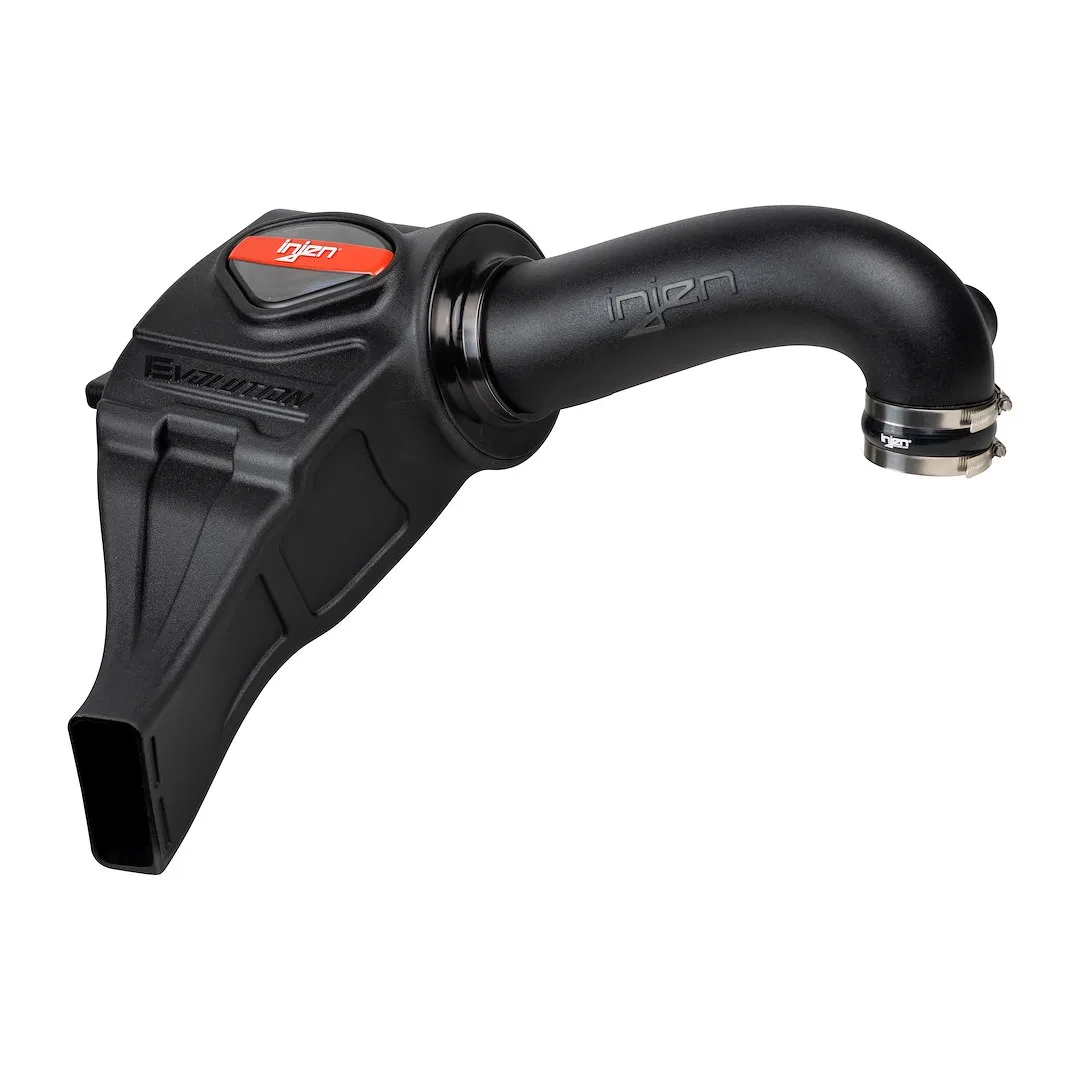 EVO8101 – INJEN Cold Air Intake, Black Polyethylene Tube Dry Blue Filter With Air Box